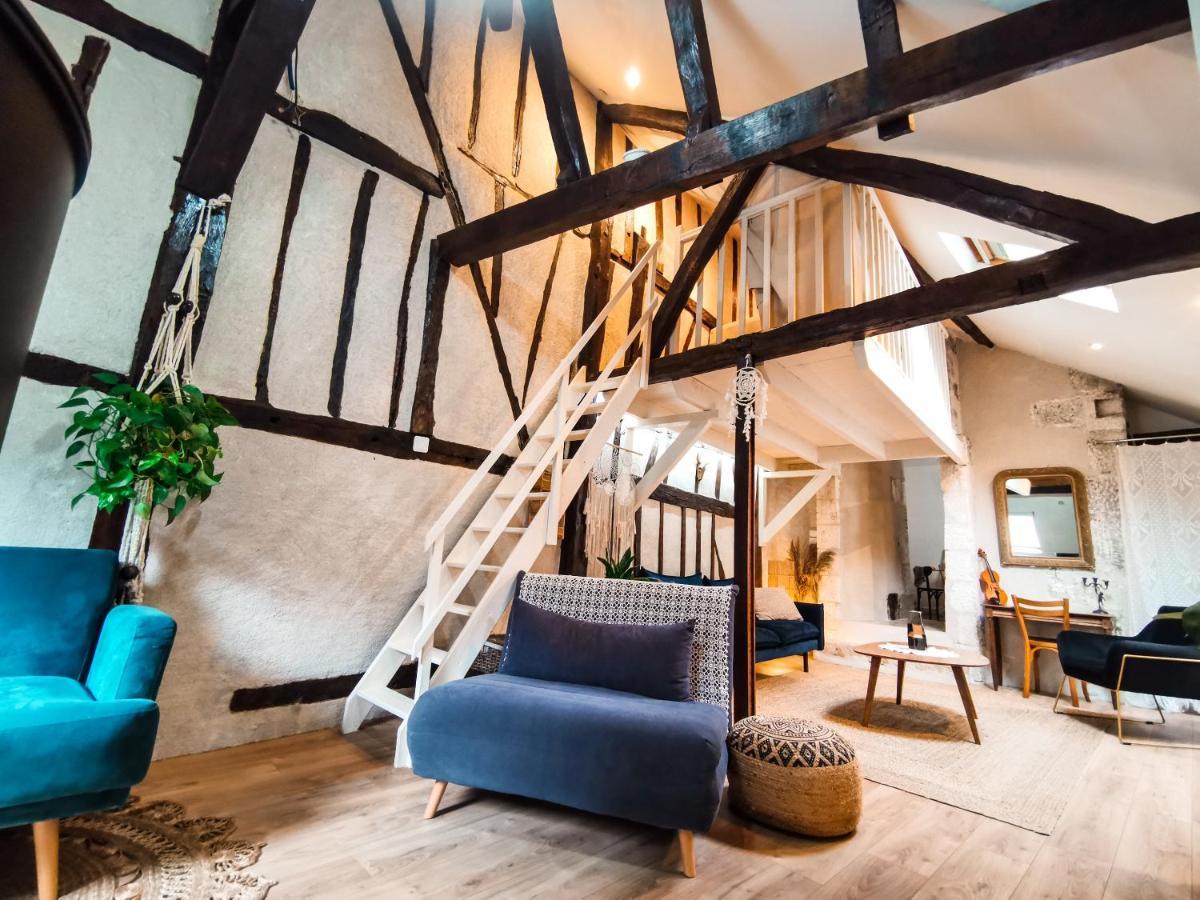 Loft Atypique Au Calme Avec Cour Privative Apartment Bourges Exterior photo